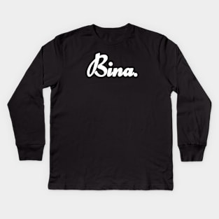 Name Bina Kids Long Sleeve T-Shirt